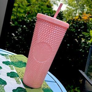 Starbucks Blush Pink Studded Tumbler